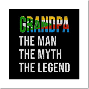 Grand Father Comoran Grandpa The Man The Myth The Legend - Gift for Comoran Dad With Roots From  Comoros Posters and Art